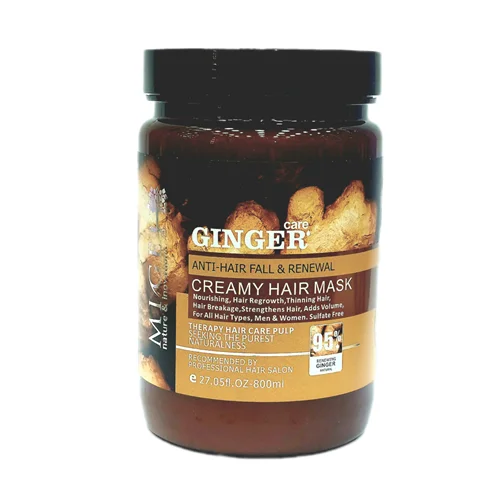 ماسک مو زنجبیل میگ ضد ریزش و مخصوص موهای چرب