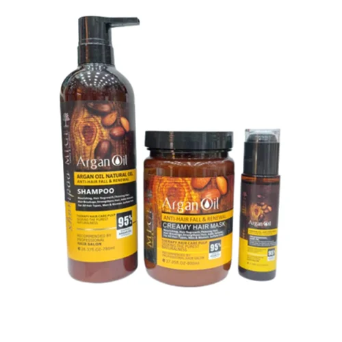 پک شامپو،ماسک مو،روغن آرگان ایتالیایی برند میگ MIGE آبرسان و ضدریزش