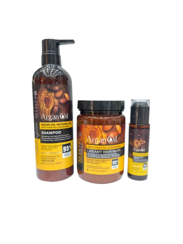 پک شامپو،ماسک مو،روغن آرگان ایتالیایی برند میگ MIGE آبرسان و ضدریزش