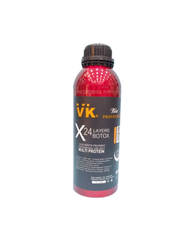 پروتئین بوتاکس مو 24 لایه وی کی VK X24 LAYERS BOTOX حجم 1400 میل
