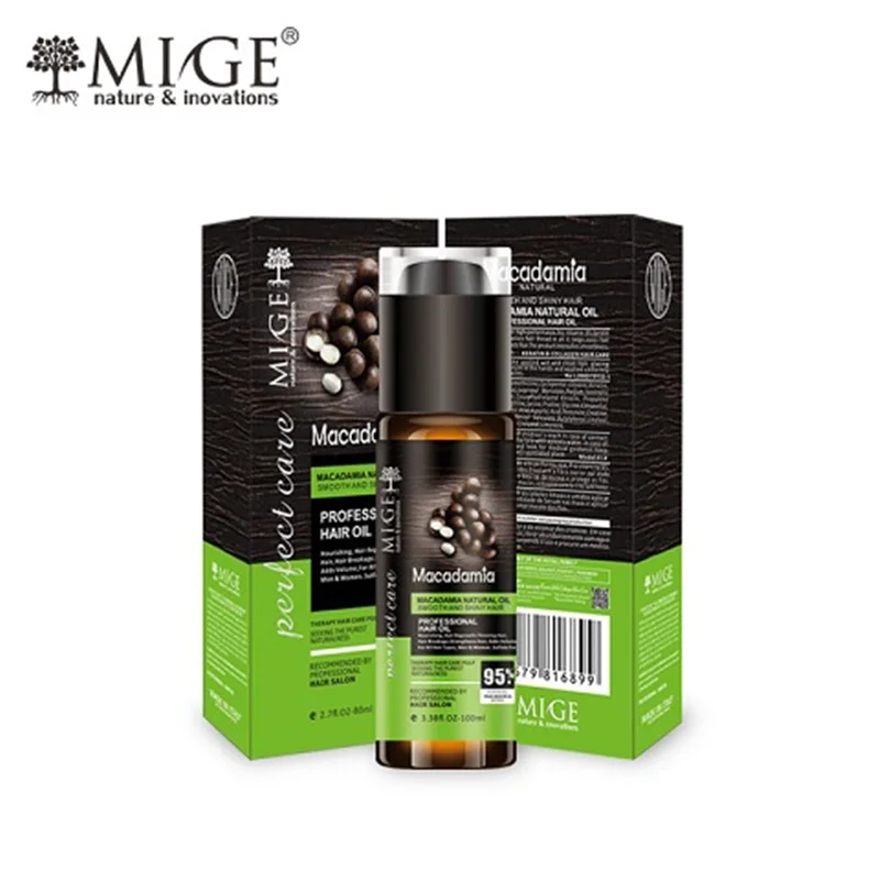 روغن مو فری سولفات و صاف کننده ماکادامیا میگ Macadamia Mige
