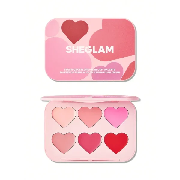 پالت رژگونه کرمی شیگلم مدل FLUSH CRUSH CREAM BLUSH PALETTE