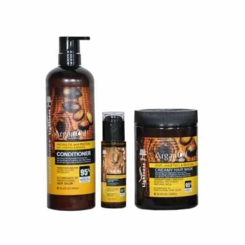 ست شامپو ماسک و روغن مو آرگان لایتنس Lightness argan oil