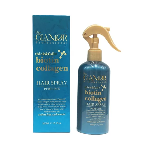 شیرمو و عطر مو ضد ریزش و حاوی بیوتین برند گلامور