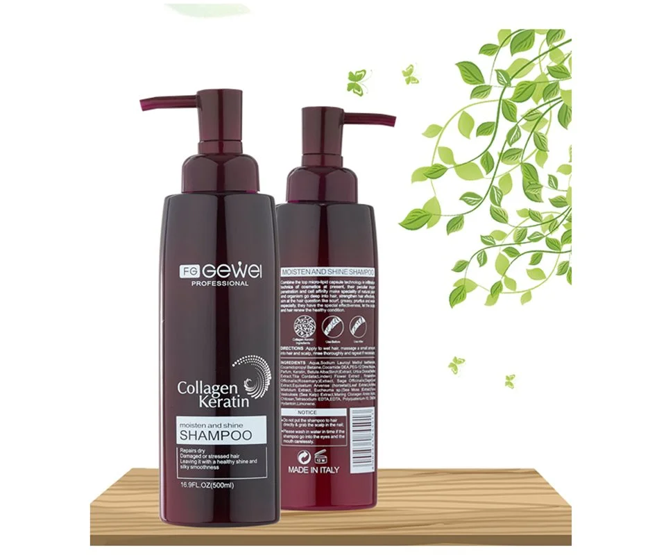 شامپو ترمیم کننده اف جی حاوی کلاژن حجم 500 میل